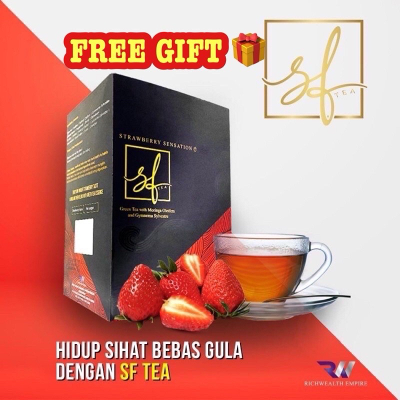 🔥 SF TEA 🔥 Original Richwealth HQ Teh Kencing Manis /Antioksidan Viral ...