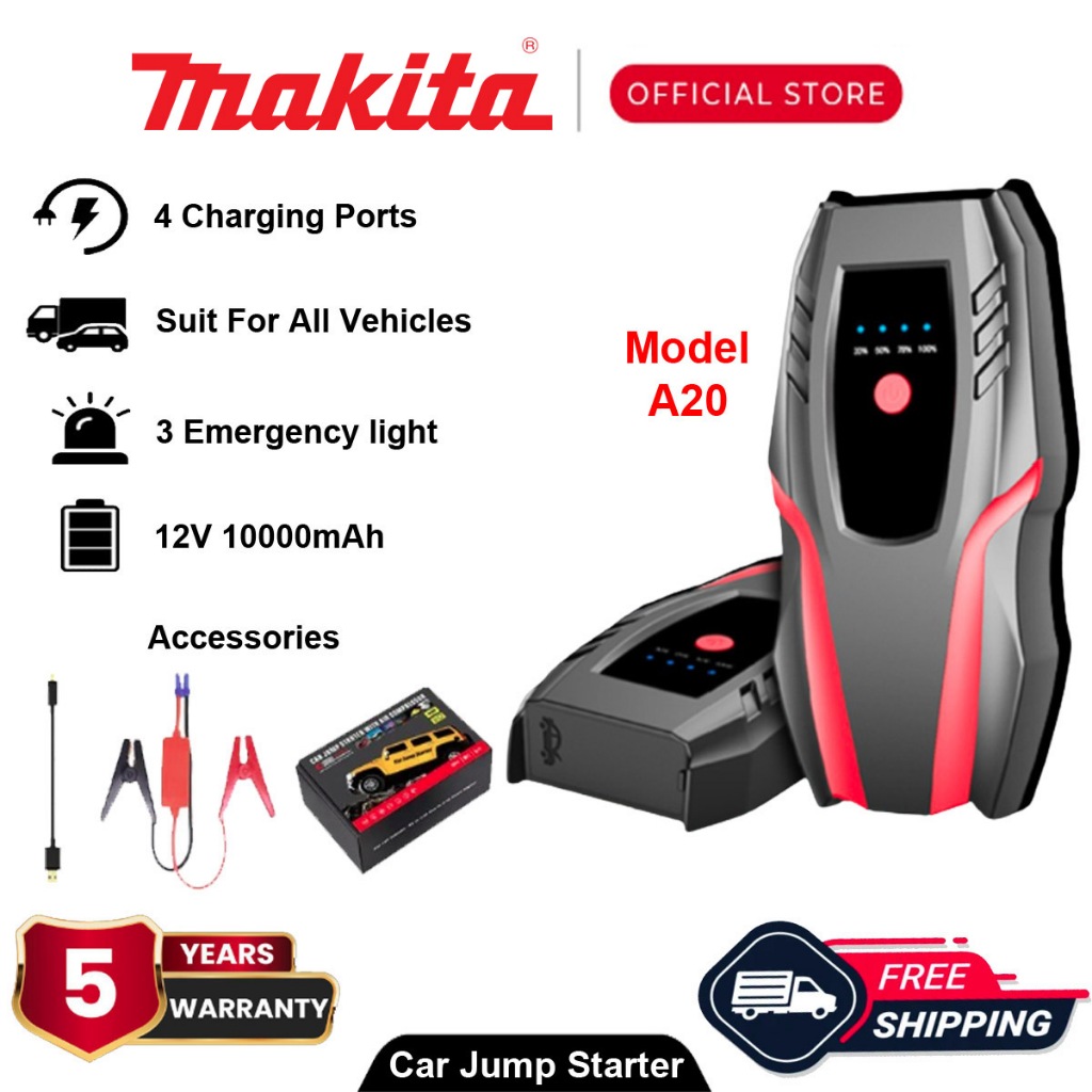MAKITA Cordless Car Jumper Power Bank ateri Jumper Powerbank Kereta Car