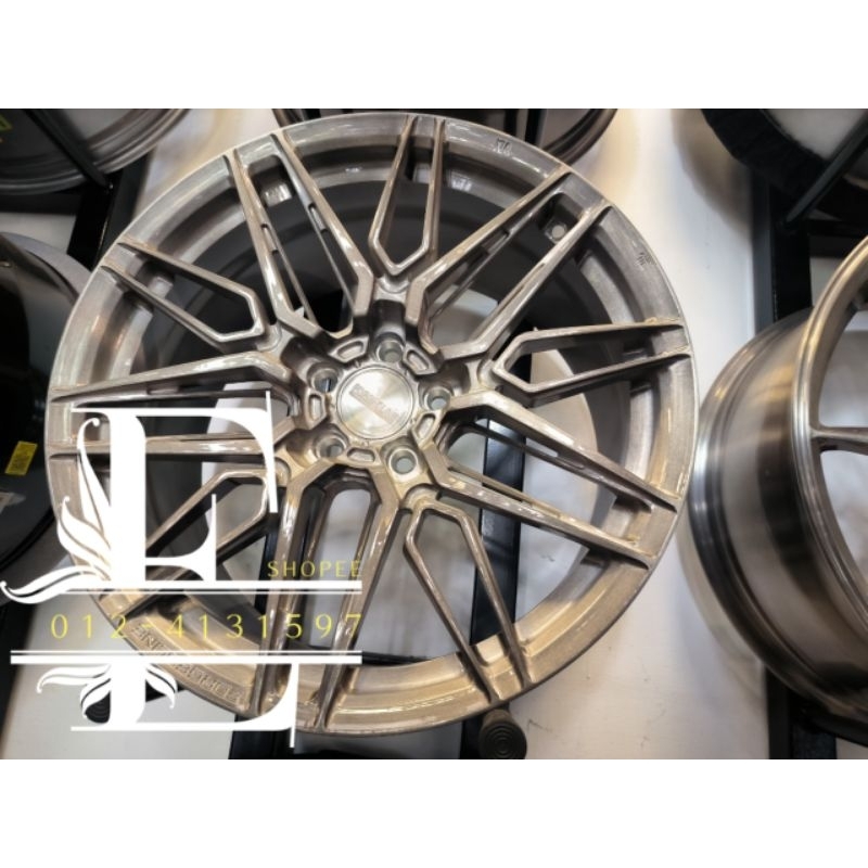 NEW SPORT RIM 19 INCH FORGED RM5980 4PC CIVIC X50 CX5 VELLFIRE ( KENA ...