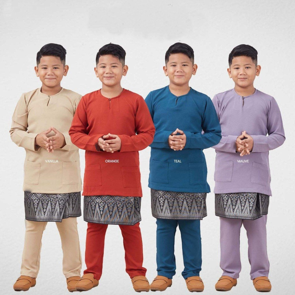 BAJU MELAYU BUDAK DOUBLE POCKET RAYA 2024 READY STCOK ANAK CLOTHING ...