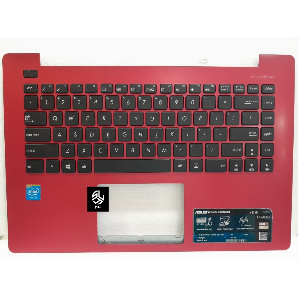 Asus X453 X453M X453S Laptop Bottom Housing Case Keyboard & Casing Palm ...