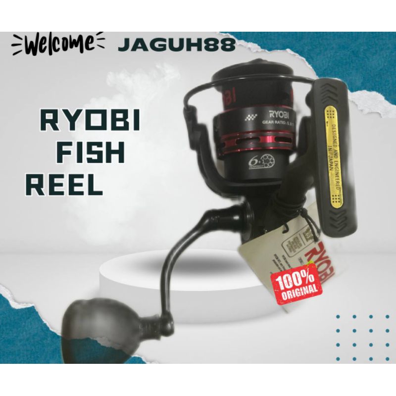 Ryobi rg 4000 fishing reel 6+1 ball bearings made in Japan | Shopee ...