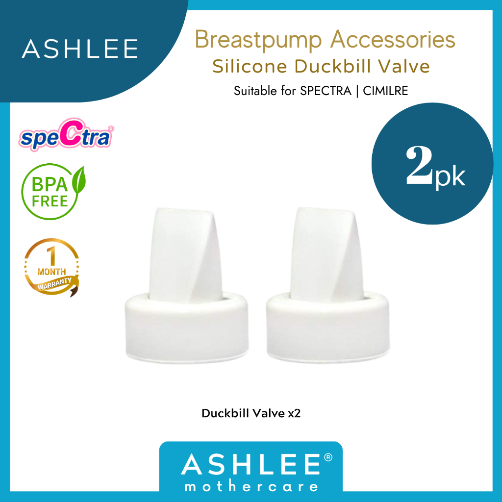 ASHLEE Duckbill Valves for Spectra & Cimilre Breast Pumps (Not for
