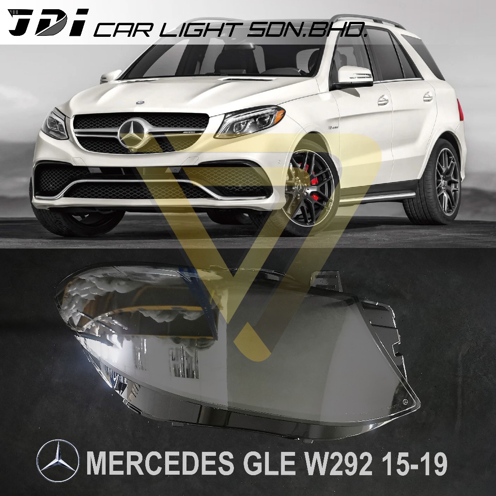 MERCEDES BENZ W292 GLE YEAR 2015, 2016, 2017, 2018, 2019 HEADLAMP COVER ...