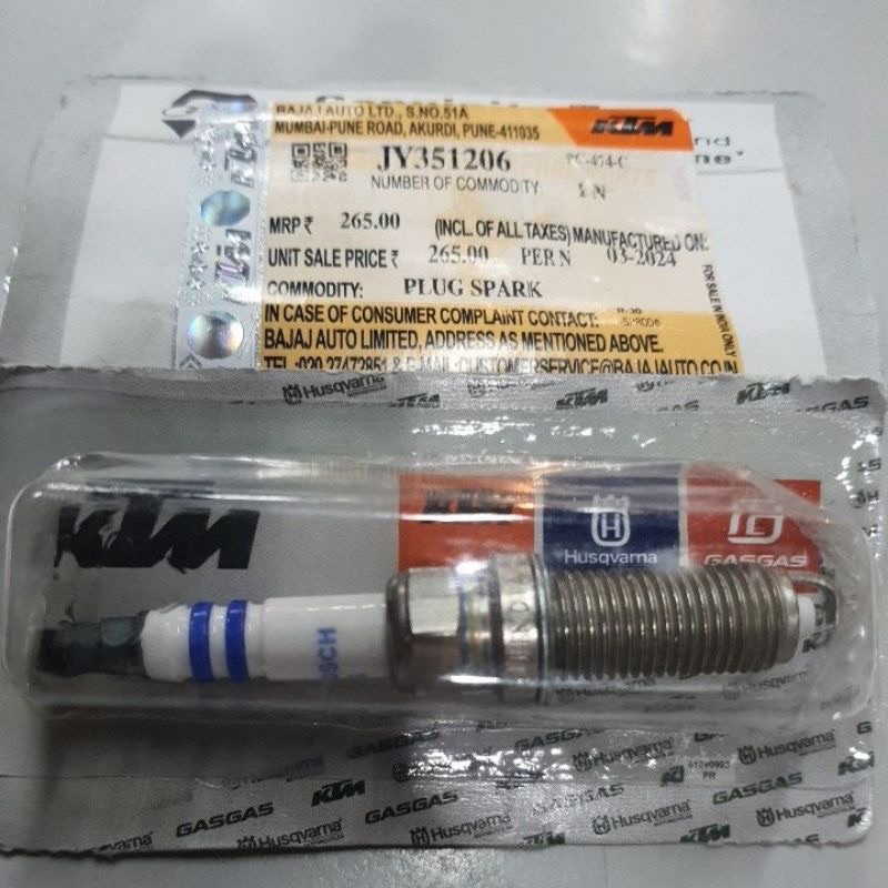 NGK DR8EIX Iridium Spark Plug – Fits Yamaha TW125 '00-'04, XT350, XT225 – 6681 – Single Plug
