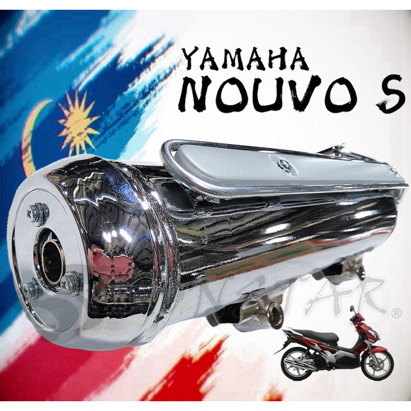 NOUVO S LC Exhaust Yamaha Std Ekzos Pipe Ori muffler Scooter EJM