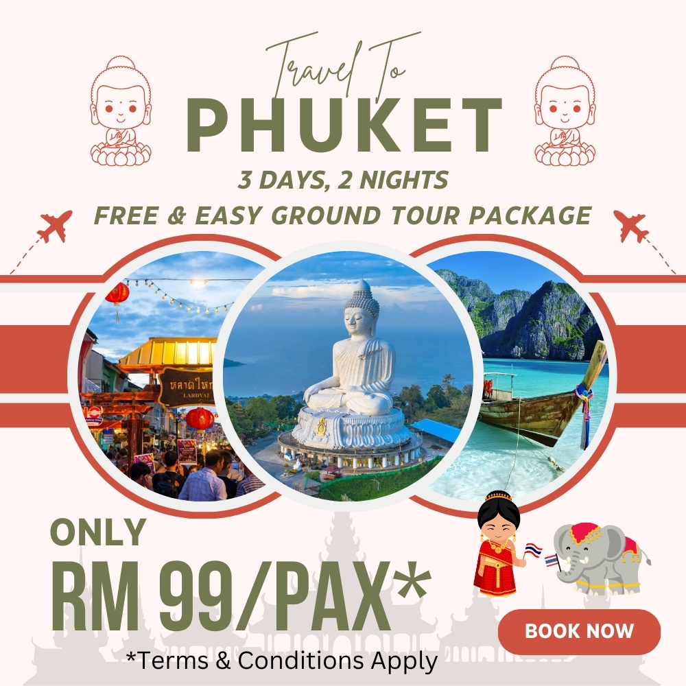 Travel to Thailand 𝗣𝗛𝗨𝗞𝗘𝗧 3 Days 2 Nights Free & Easy Ground Tour ...