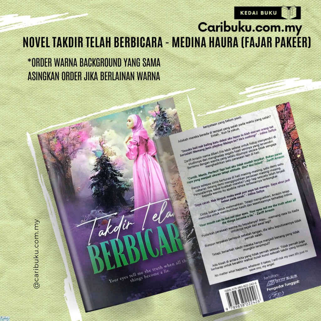 Novel Takdir Telah Berbicara - MEDINA HAURA (FAJAR PAKEER) | Shopee ...