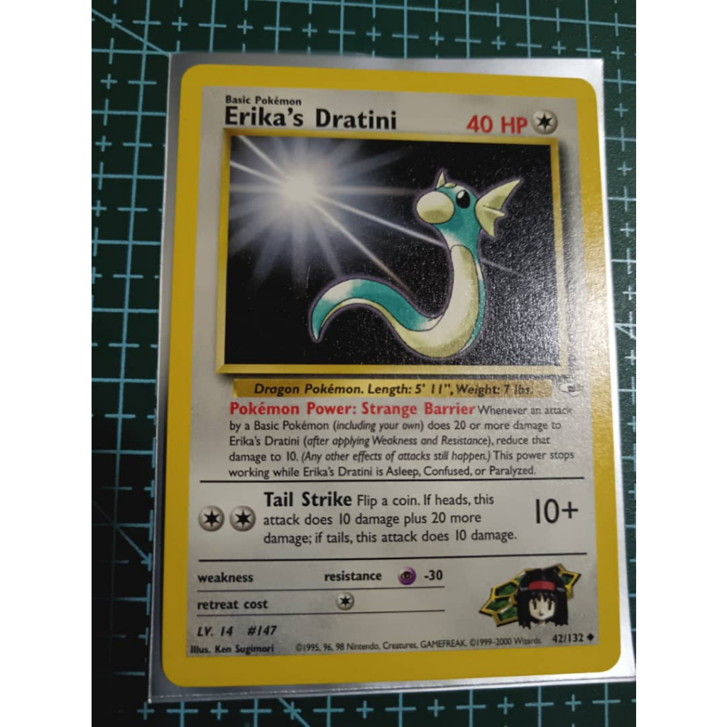 POKEMON TCG (VINTAGE) - Erika's Dratini 42/132 | Shopee Malaysia