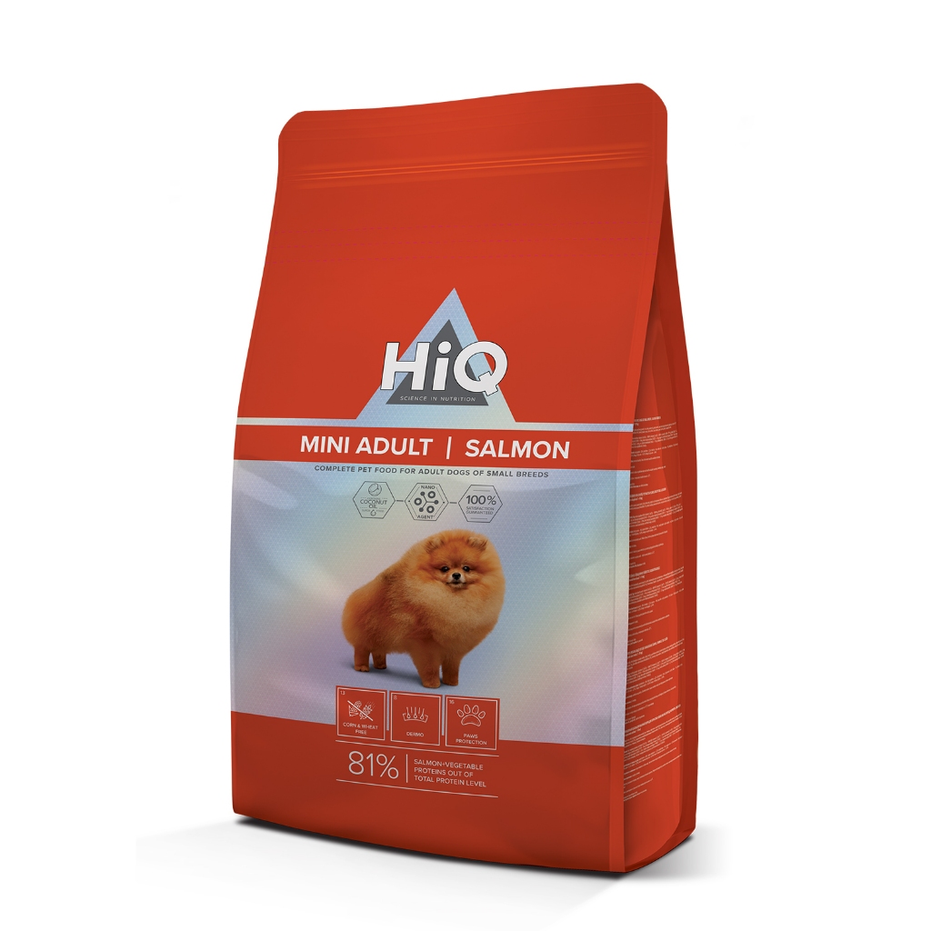 HiQ Mini Adult Salmon (Small Breeds) 7kg | Dog Dry Food | Shopee Malaysia