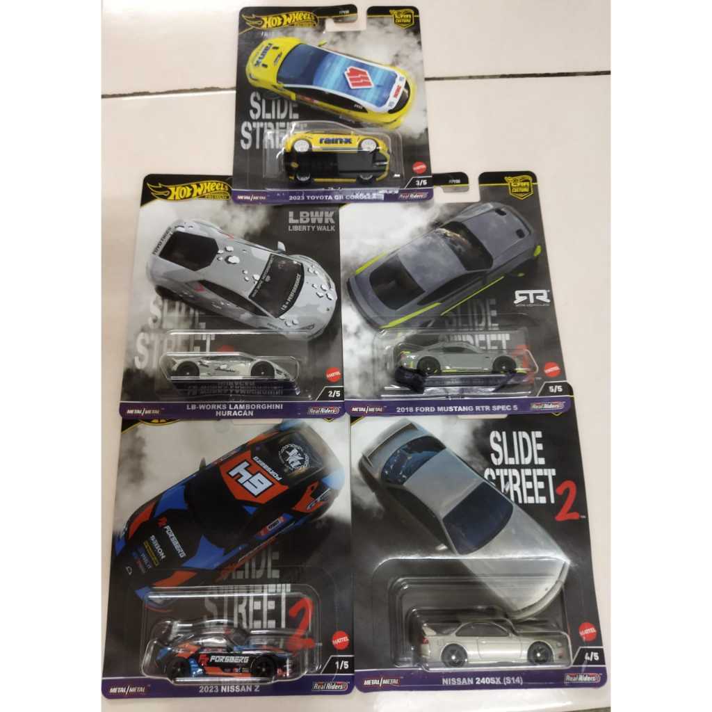 Hot Wheels Premium Street Slide 2024 Nissan Z LBWK LB-WORKS Lamborghini ...