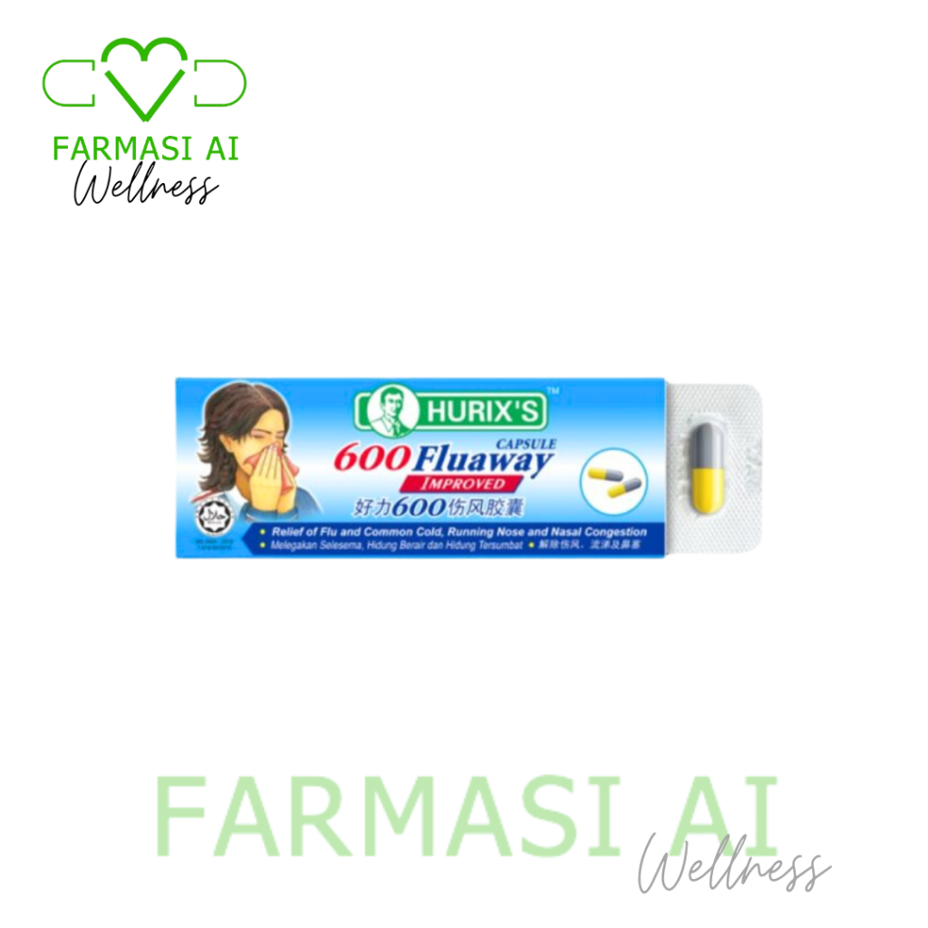 Hurix'S 600 Fluaway Capsule 6's (Exp Date: 01/2026) | Shopee Malaysia