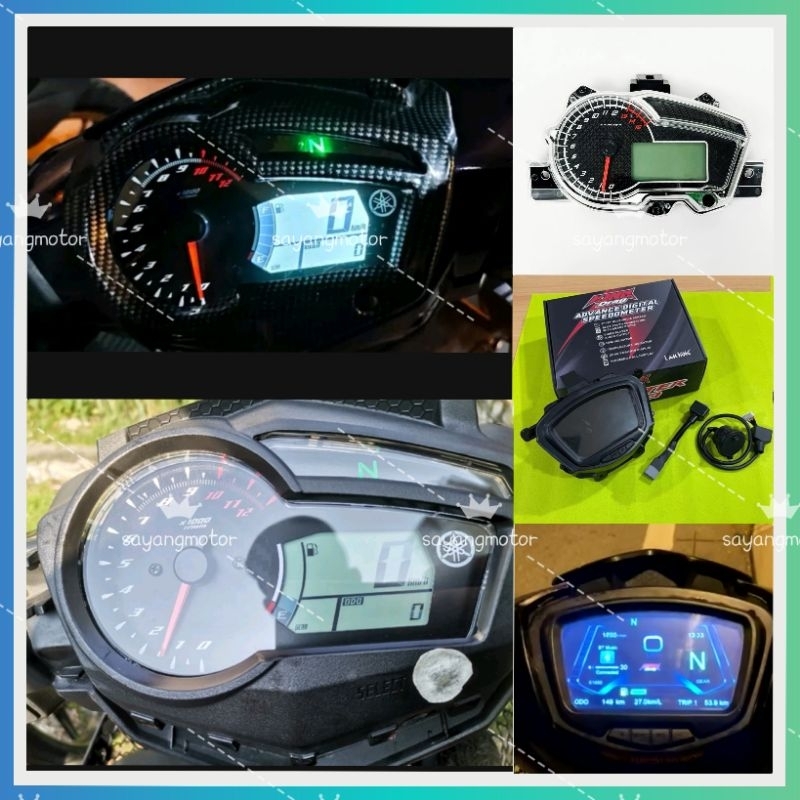 YAMAHA METER Y15ZR V1 V2 DIGITAL METER ASSY SPEEDO METER SPEEDMETER ...