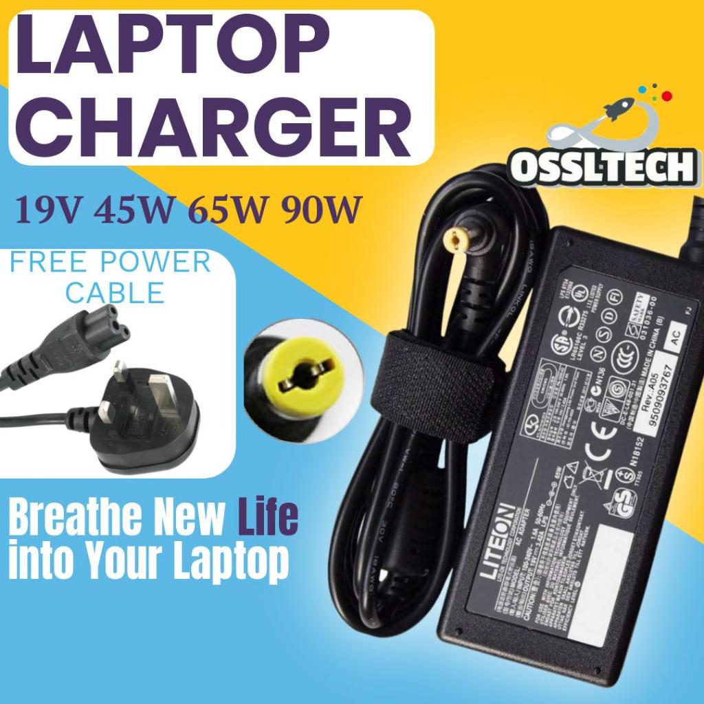 Pc All In One FSKE 65W 19V 3.42A Alimentatore Portatile Caricabatterie Per Acer Docking Station - Foto 2