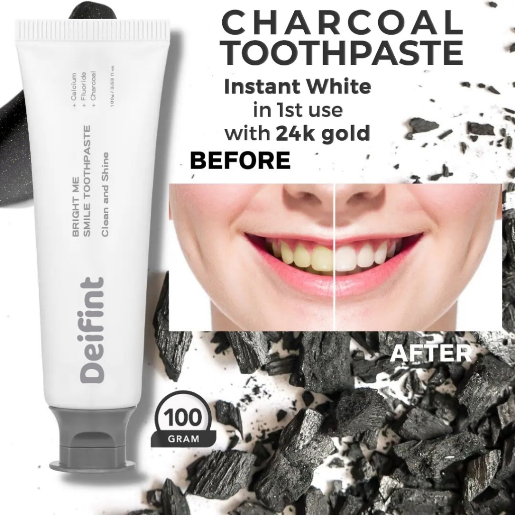 【5Pcs】Dentific Charcoal Toothpaste Teeth Whitening pemutih gigi ubat ...