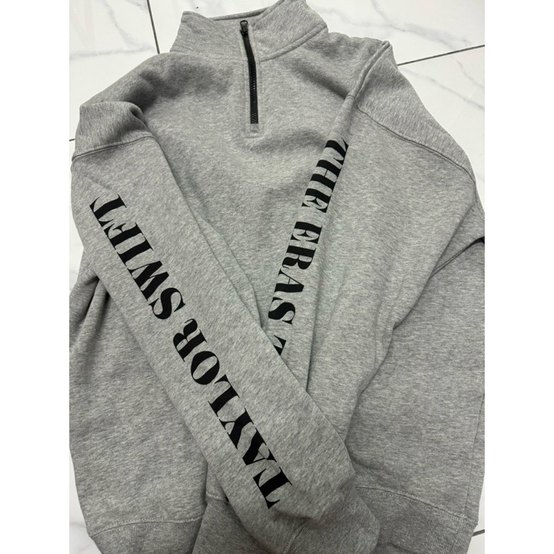 Taylor Swift The Eras Tour Pullover Quarter Zip (L) Shopee Malaysia