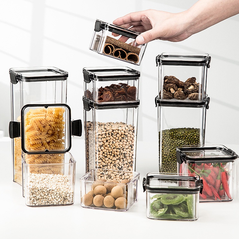 Food Storage Container Plastic Kitchen Refrigerator Noodle Box ...