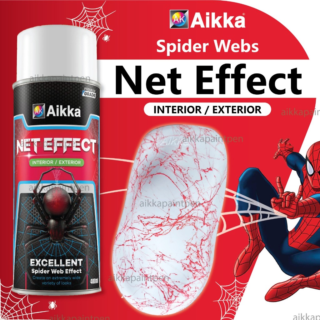 Aikka [ Net Effect ] Spiderweb Paint Aerosol Cat Kereta Aerosol Spray