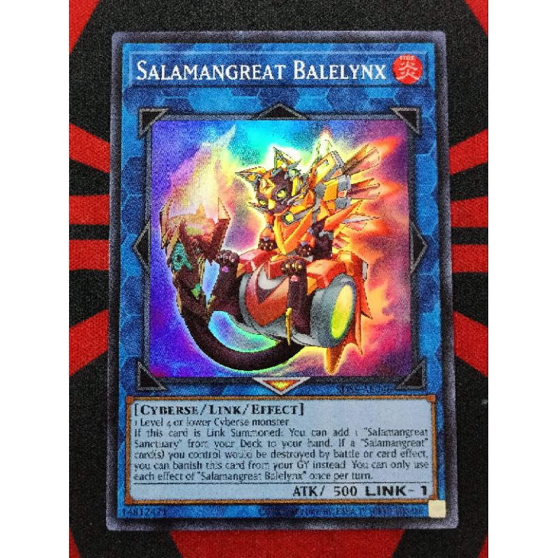thumbnail image 2 of 3x Salamangreat Balelynx (SDSB-EN043) – Ultra Rare Yu-Gi-Oh! TCG Playset 2 of 5