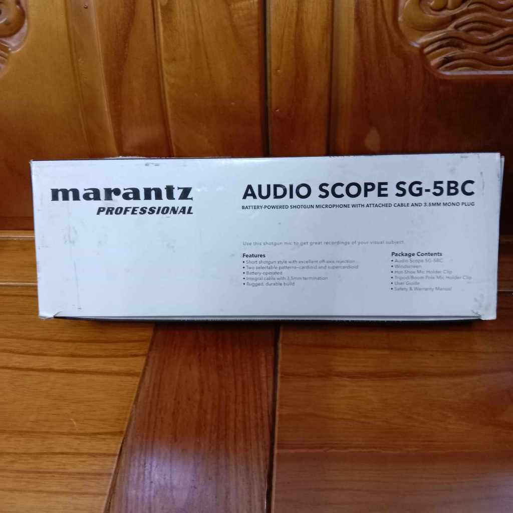 Marantz Professional Audio Scope SG-5BC Battery-Powered Short ...