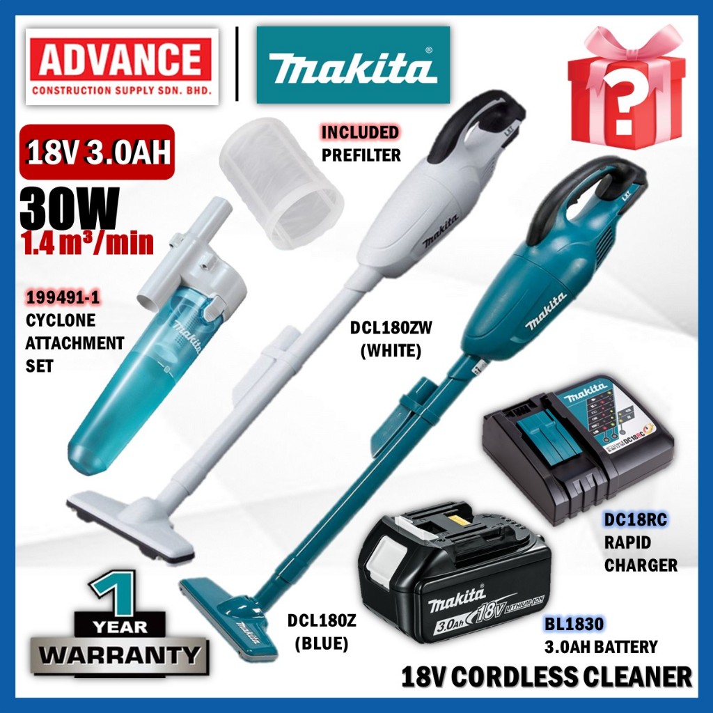 🔥HOT SALES🔥 MAKITA DCL180 / DCL180Z / DCL180FRFW 18V Cordless Cleaner