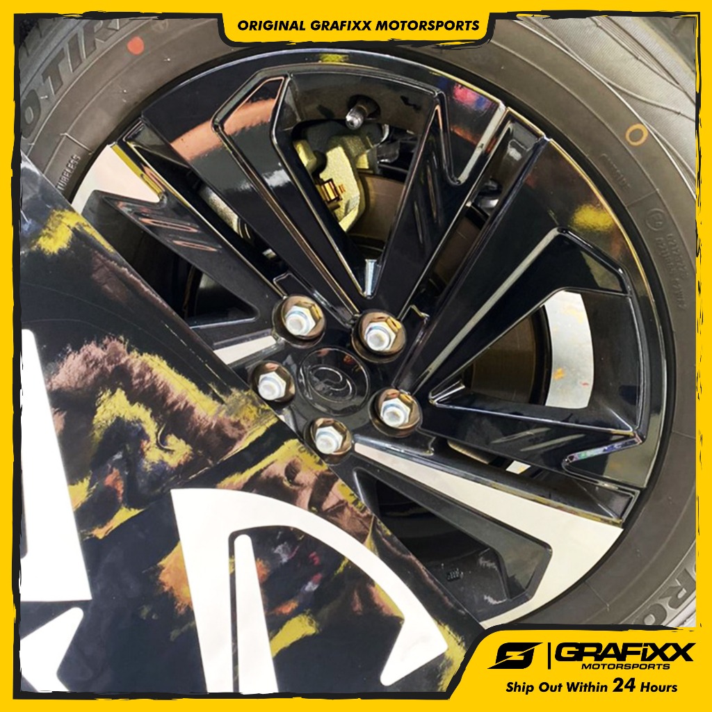 Rim Sticker Alza (Pre-Cut) 4RIM | Shopee Malaysia