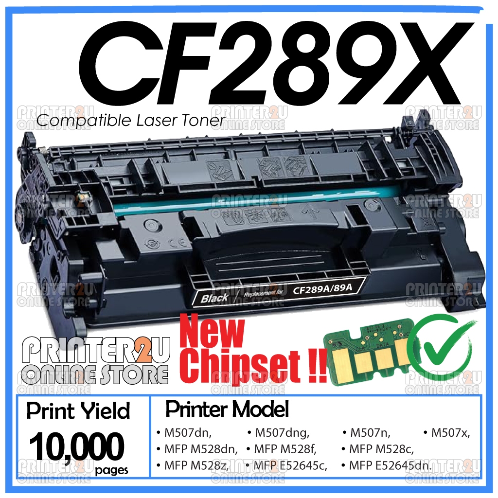 Compatible to H* 89A CF289A CF 289A CF289X CF 289X LaserJet Pro ...
