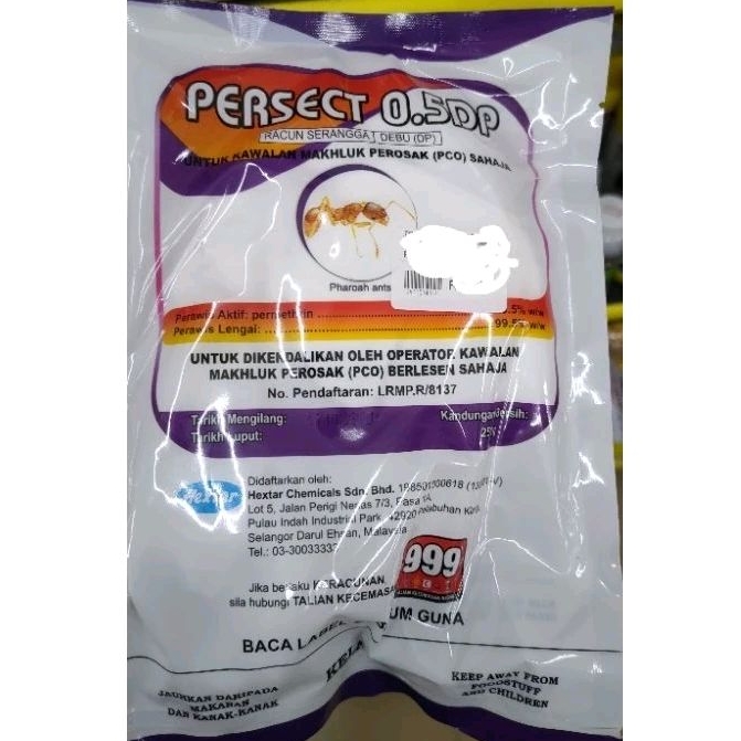 [READY STOCK] RACUN SEMUT SERANGGA PERSECT 0.5 DP SERBUK | Shopee Malaysia