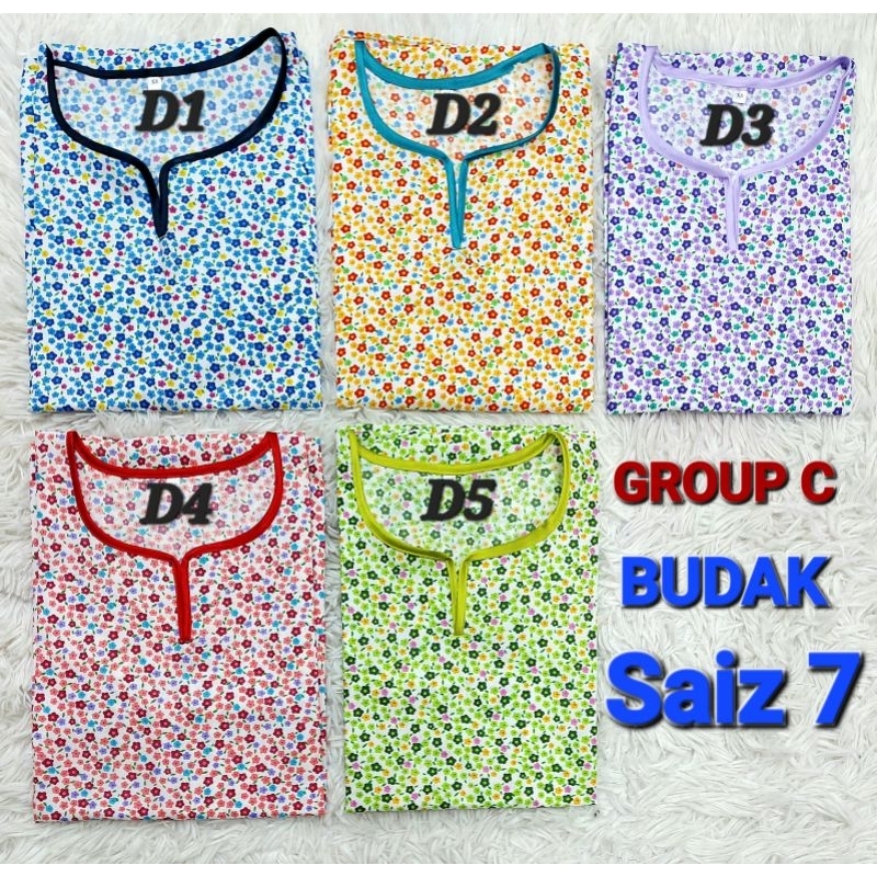 Group C Baju Kurung Kedah Baju Opah Saiz Budak And Dewasa Sampai 3xl Blh