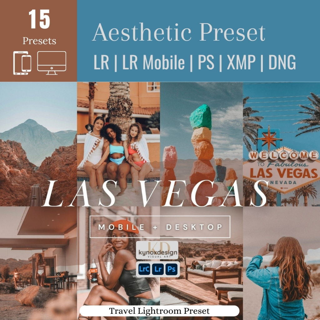 [Lightroom Preset] Aesthetic Preset - Las Vegas for LR/LR(mobile)/PS ...