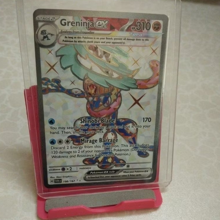 Original Pokémon TCG Greninja Ex Full Art 198/167 Twilight Masquerade Shopee Malaysia