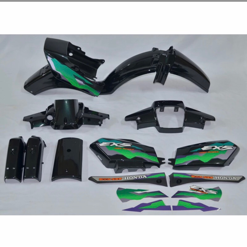 Honda Ex5 / Ex5 Dream Body Cover Set (Siap Tampal Sticker)+Free Gift ...