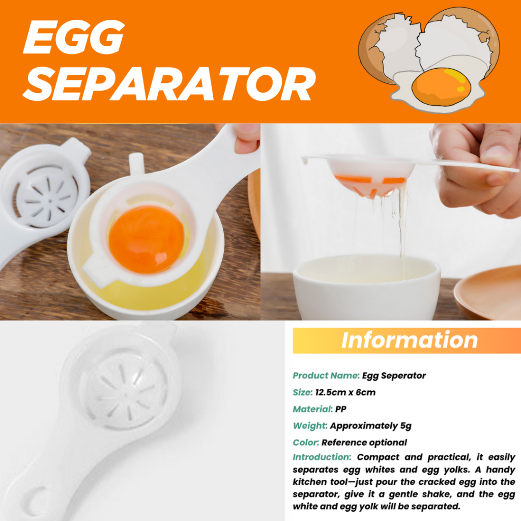 Egg Separator Egg Yolk Separator Egg White Separator Separate Egg