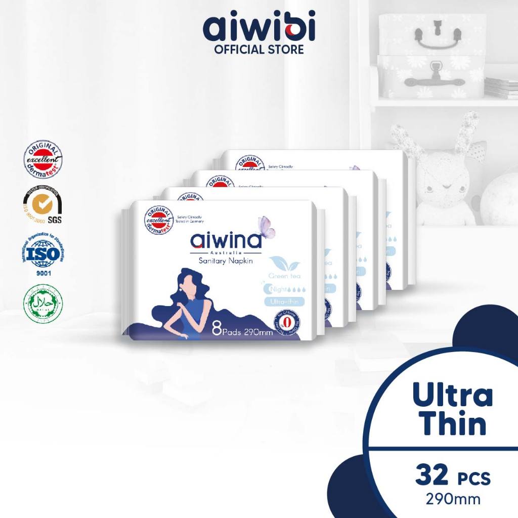 Aiwina Precious Whisper Sanitary Pad Panty Liner Day Night Comfort Soft