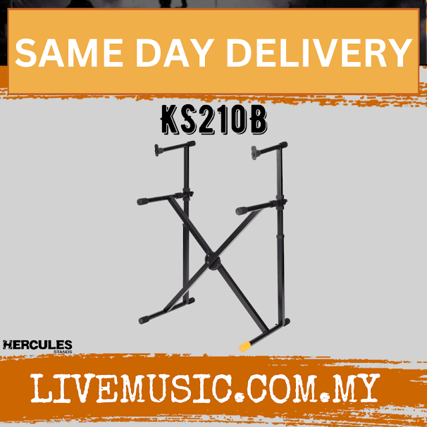 Hercules KS210B EZLOK Double Tier X Keyboard Stand Shopee Malaysia