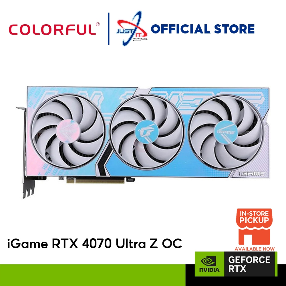 COLORFUL iGame GeForce RTX4070 Ultra Z OC 12GB-V GDDR6 GRAPHICS CARD ...
