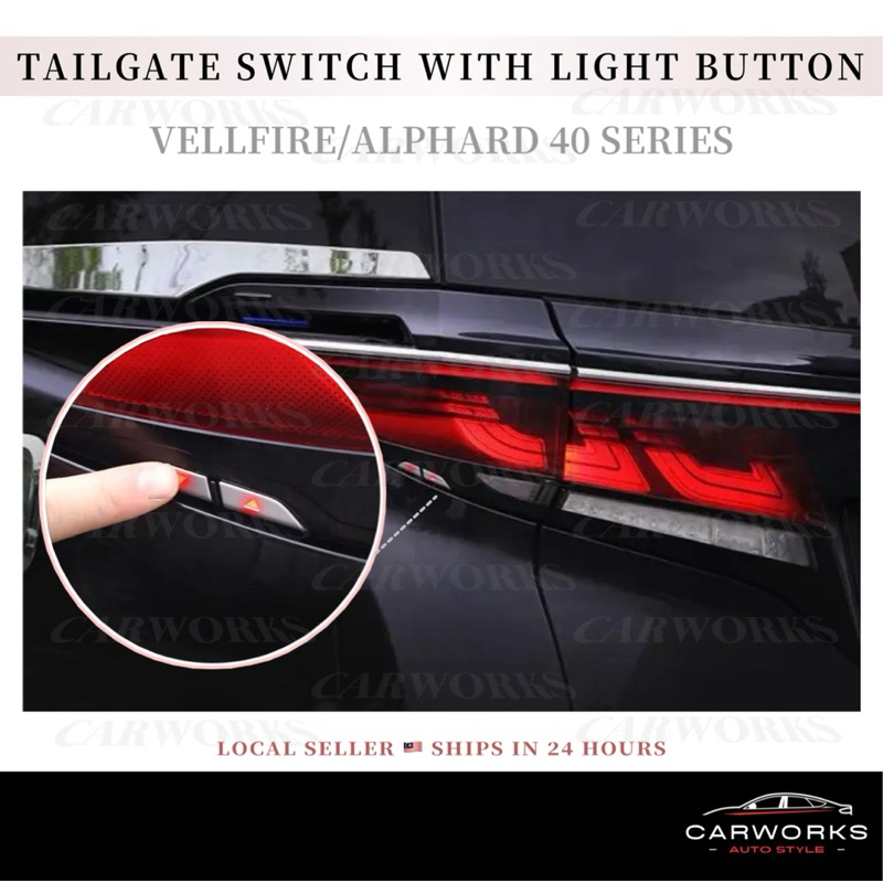 TOYOTA AH40 AGH40 ALPHARD VELLFIRE 2023+ Tailgate Control Switch With ...