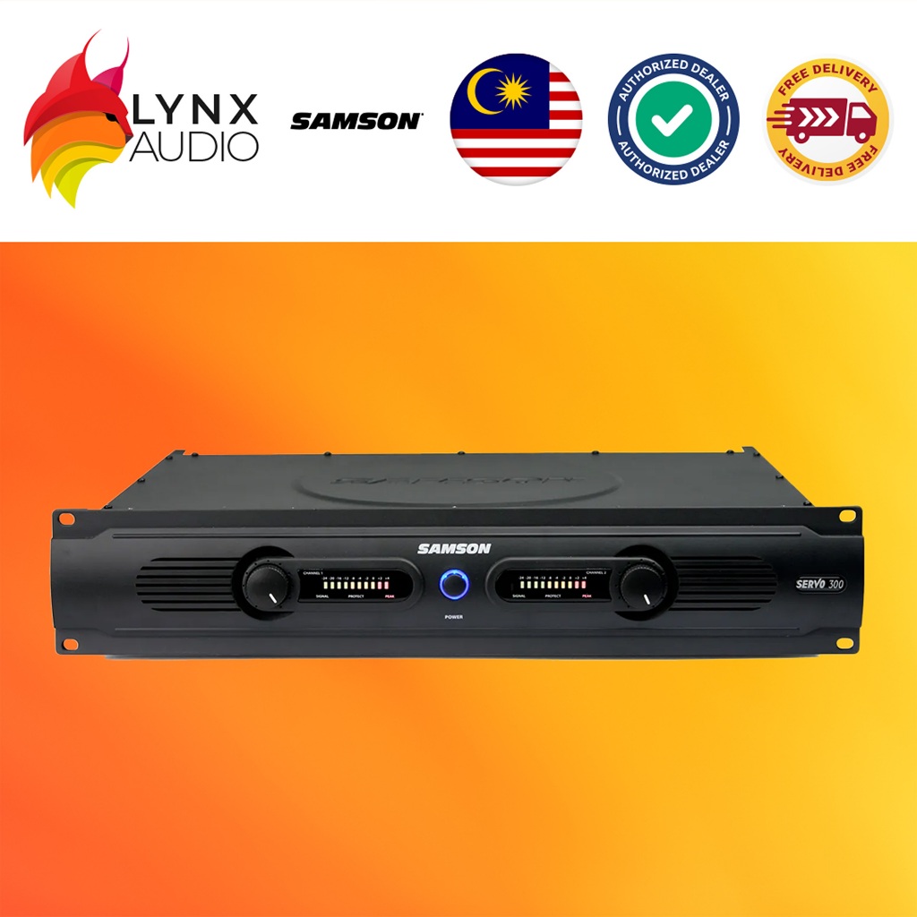Samson Servo 300 Power Amplifier Shopee Malaysia