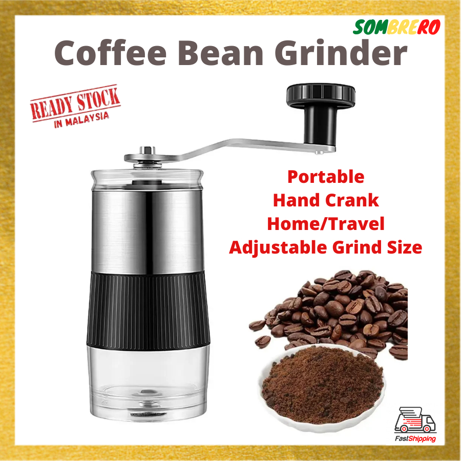 Manual Coffee Grinder Portable Hand Coffee Bean Grinder for Home Office ...