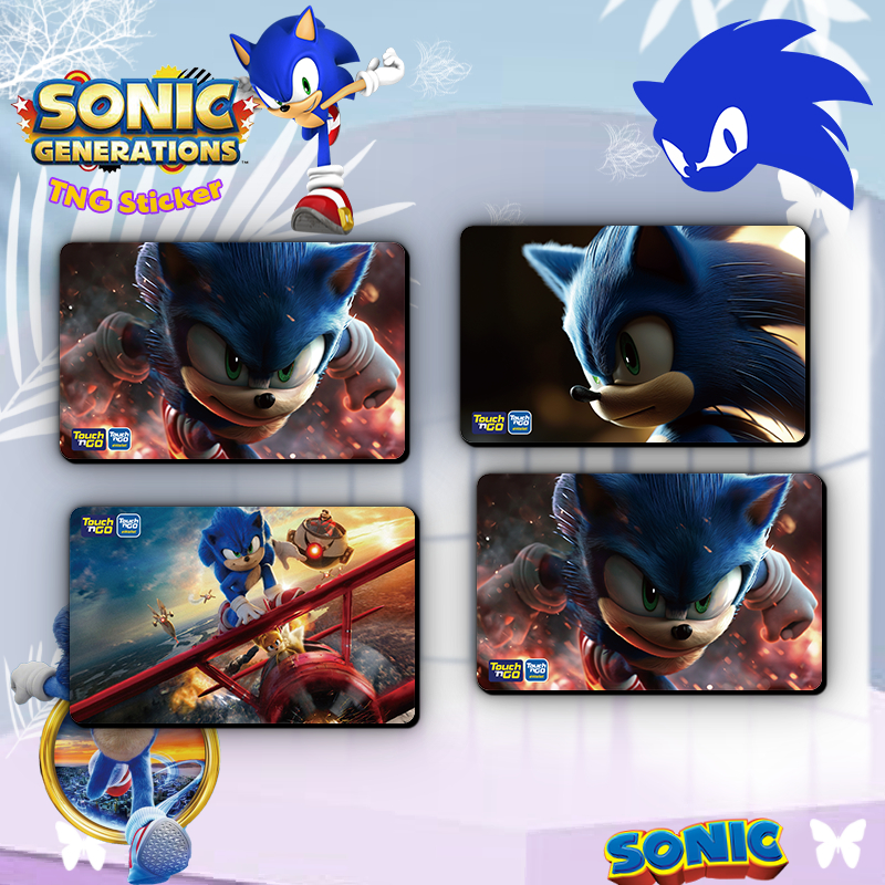 Sonic TNG Sticker - Tng Touch N Go/Bank Card Sticker Cover (Buy4Free1 ...