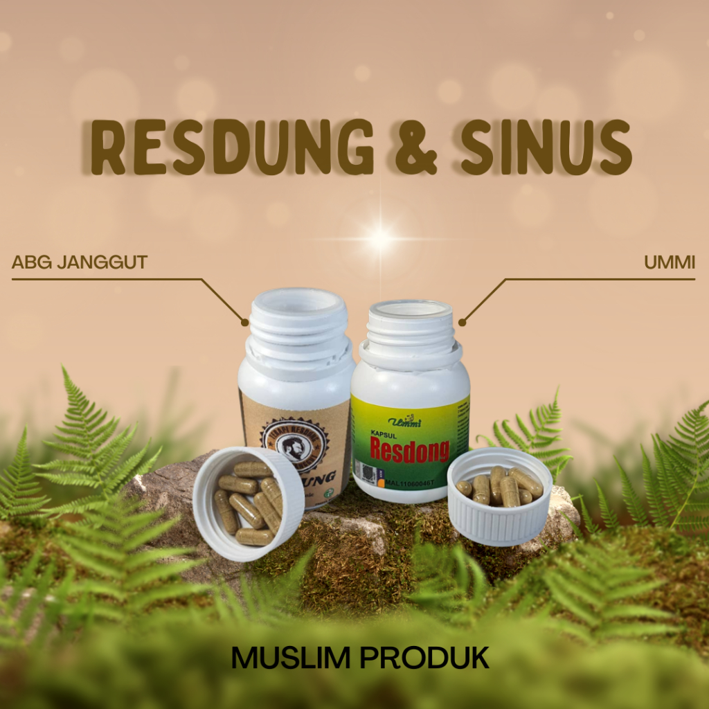 Ubat Resdung Kapsul Penawar Gatal Hidung Nafas Berbau Bersin Migrain100 ...