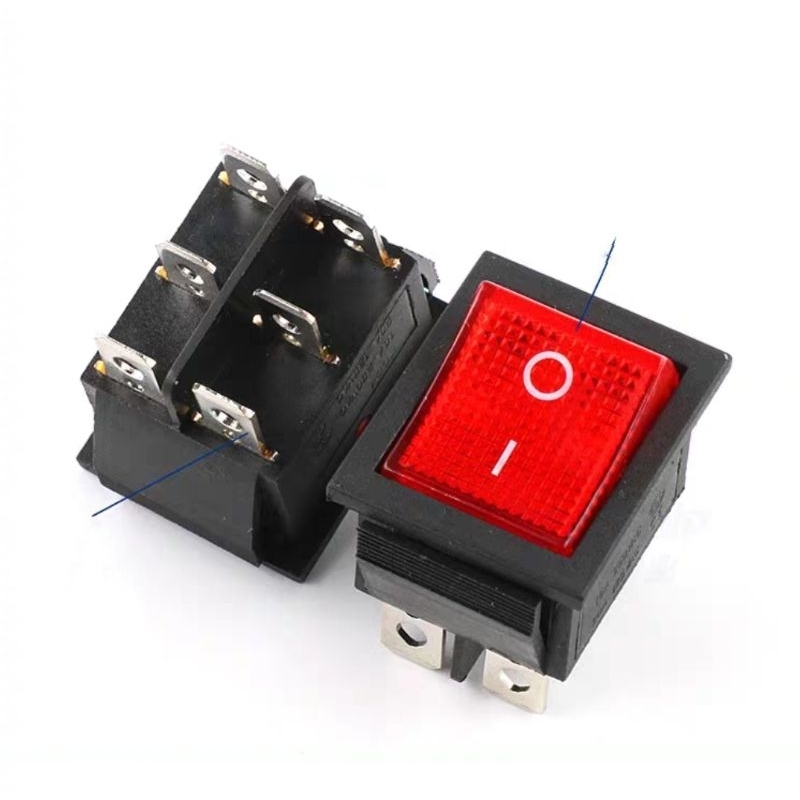KCD4 Rocker Switch 6pin 16A | Shopee Malaysia