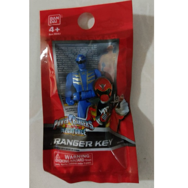BANDAI POWER RANGERS SUPER MEGAFORCE RED RANGER , BLUE RANGER | Shopee ...