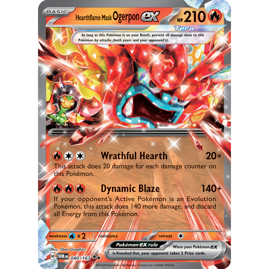 Pokemon - Hearthflame Mask Ogerpon ex - SAR 126/101 - Sv6