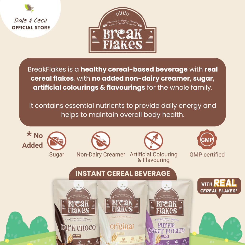 BreakFlakes Break Flakes Purple Sweet Potato/Original/Choco Healthy ...