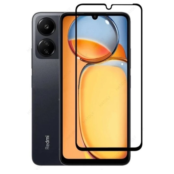 For Xiaomi POCO C65 Clear Case Cover + Tempered Glass Screen Protector - Shockproof Kit