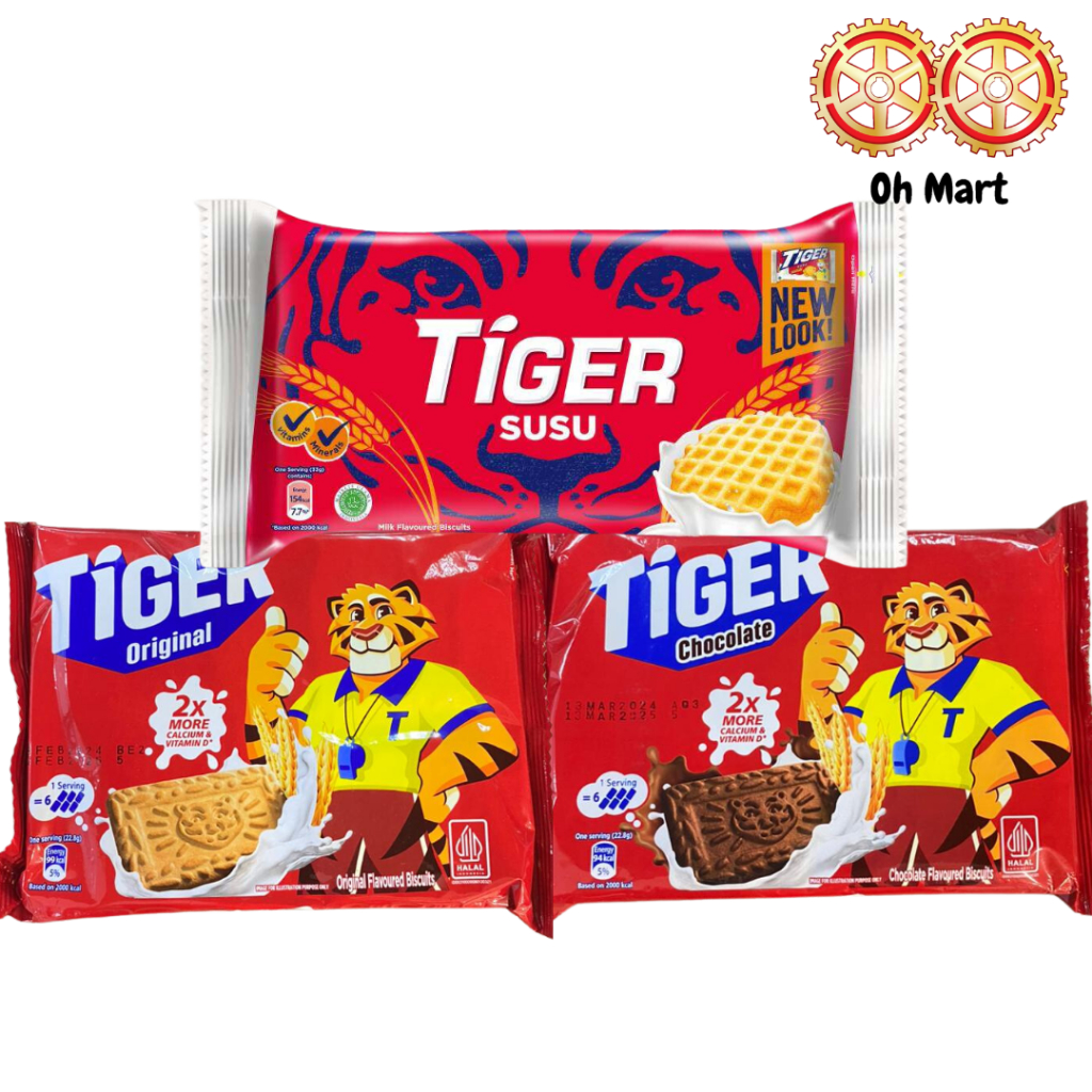 Tiger Original/Chocolate/Milk 144.4g/175g | Shopee Malaysia
