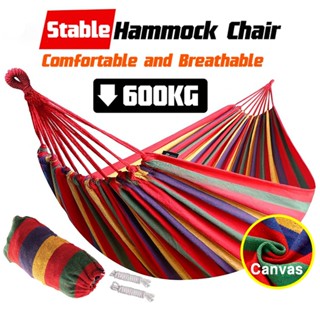 Hanging Chammock Hammock Chair Outdoor Camping Beach Rainbow Hammocks Tree Swing Endui Buaian Gantung Duduk Shopee Malaysia