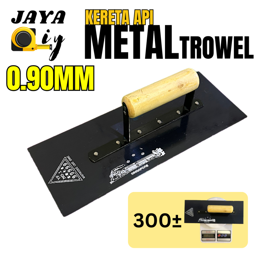 99999# PREMIUM KERATA API / TRAIN Blue Plastering Trowel Cement Besi ...