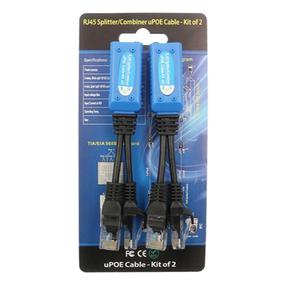 CCTV IP camera for Poe Splitter & Network Multiplexer RJ45 splitter